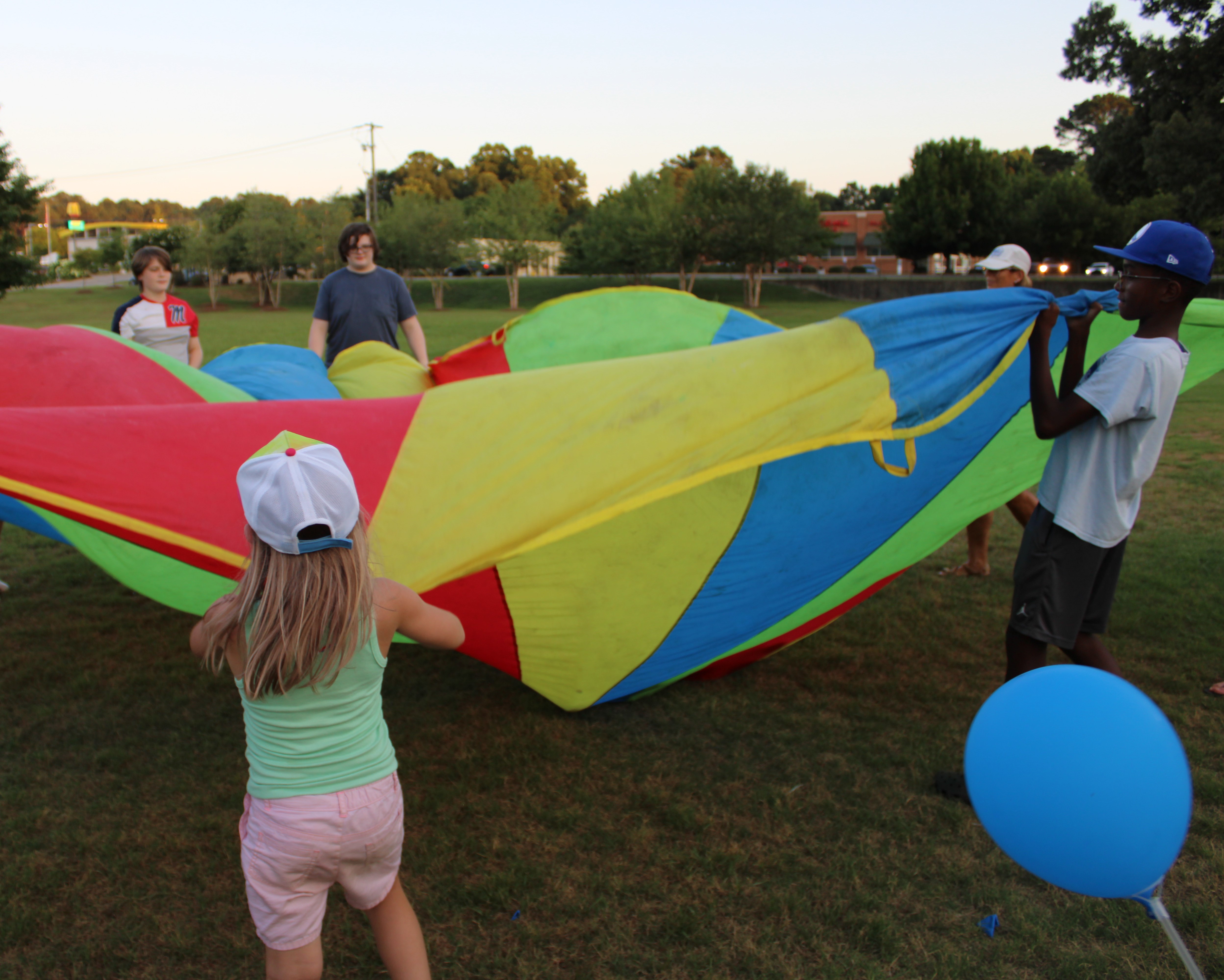 Photo of Field Day Parachute Game